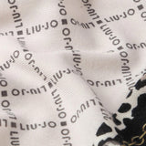 Stola Liu Jo 70X180 pearls animal nero