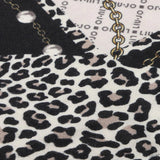 Stola Liu Jo 70X180 pearls animal nero