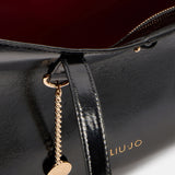 Tote  bag Liu Jo in similpelle lucida nero