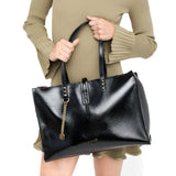 Tote  bag Liu Jo in similpelle lucida nero