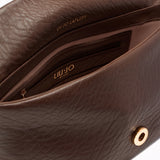 Borsa Liu Jo LaPuffy in similpelle martellata marrone