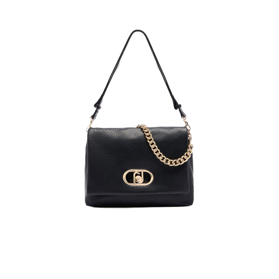 Borsa Liu Jo LaPuffy grande in similpelle martellata nero