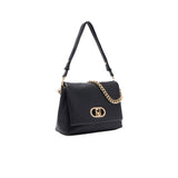 Borsa Liu Jo LaPuffy grande in similpelle martellata nero