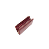Portafoglio grande zip around rosso
