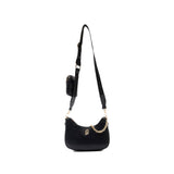 Borsa a tracolla Liu Jo con mini pouch e catena nero