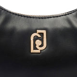 Borsa a tracolla Liu Jo con mini pouch e catena nero