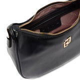 Borsa a tracolla Liu Jo con mini pouch e catena nero