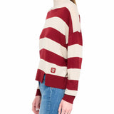 Lupetto LiuJo a righe rosso/beige