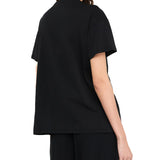 T-shirt LiuJo animal strass nero