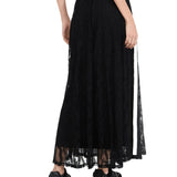 Gonna LiuJo lunga in pizzo nero