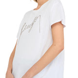 T-shirt LiuJo chains bianco