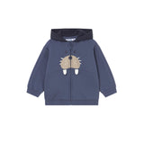 Completo tre pezzi (felpa+t-shirt+ pantaloni) blu