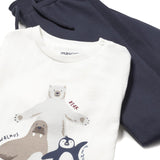 Completo tre pezzi (felpa+t-shirt+ pantaloni) blu