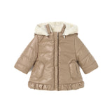 Abito manica lunga flock tulle rosa