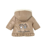 Giubbino reversibile neonata arachide