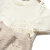 Abito manica lunga flock tulle rosa