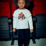 T-shirt manica lunga bear latte