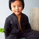 Bomber zip nero