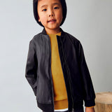 Bomber zip nero