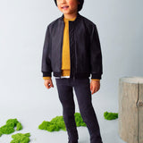 Bomber zip nero