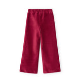 Pantalone in velluto a coste rosso