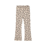 Leggings coste flare sabbia