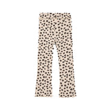 Leggings coste flare sabbia