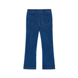 Jeggins flare denim scuro
