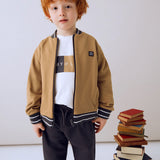 Completo tre pezzi (bomber+t-shirt+ pantaloni) caramello