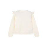 Maglioncino punto smock colletto bianco