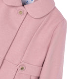 Cappotto Mayoral in panno con dettagli gioiello cipria