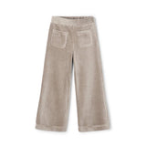 Pantalone velluto a costine bambina sabbia