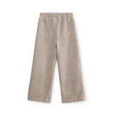 Pantalone velluto a costine bambina sabbia
