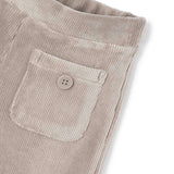 Pantalone velluto a costine bambina sabbia