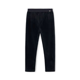 Leggings basic in velluto nero