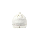 Cappello neonato in maglia celeste