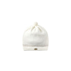 Cappello neonato in maglia ecrù