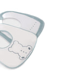 Cappello neonato in maglia celeste