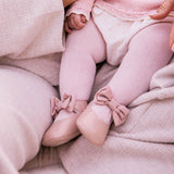 Ballerina fiocco neonata rosa