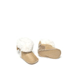 Stivaletti pellicciotto neonata mandorla