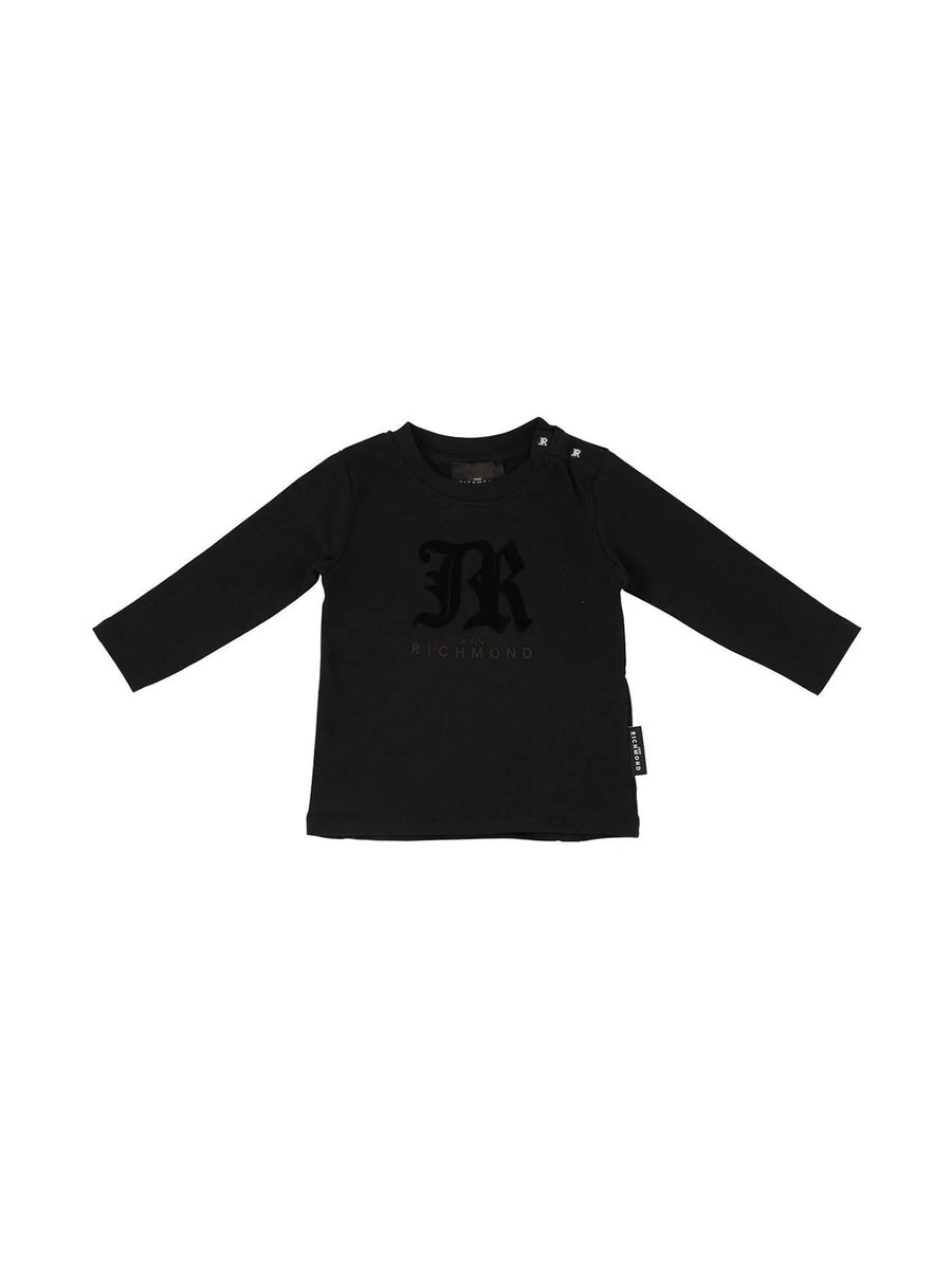 T-shirt John Richmond neonato manica lunga Dames nero