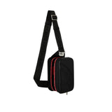 Tracolla Printed zipper hard-shell nero