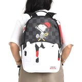 Zaino Snoopy painting shark nero/bianco