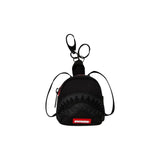 Portachiavi Printed zipper shark nero