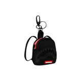 Portachiavi Printed zipper shark nero
