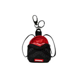 Portachiavi Printed zipper shark nero