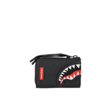 Portafogli zip Fly knit mouth nero