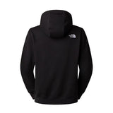 Felpa con cappuccio essential relaxed nero