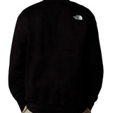 Felpa manica lunga essential relaxed nero