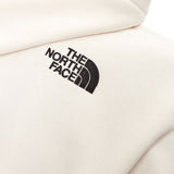 Felpa The North Face donna con cappuccio essential taglio crop panna